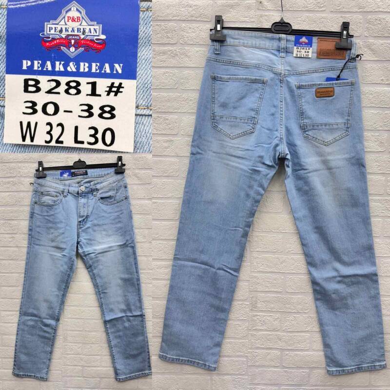Spodnie jeansy meskie Roz 30-38, 1 Kolor Paczka 10 szt